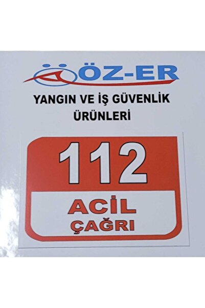 Acil Numara Uyarı Levhası