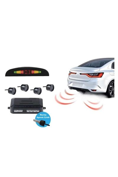 AEM Turkish Speaking Parking Sensor Black with LED Indicator