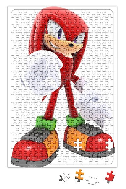 Baskı Dükkanı لعبة Knuckles The Echidna Sonic Puzzle مكونة من 240 قطعة