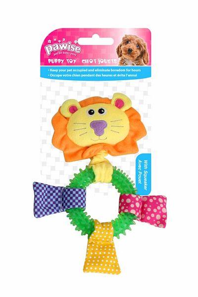 Petbox TPR Plush Ring Lion Toy8886467551420