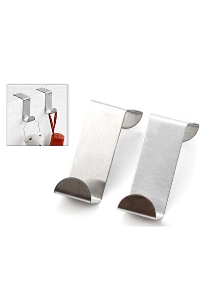YFHOME Pratik Kullanımlı Kapı Arkası Metal Askılar 2 Adet 2 Cm
