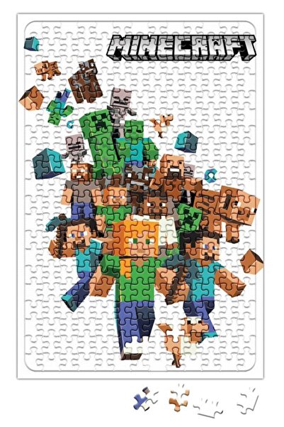Baskı Dükkanı Minecraft Puzzle 240 Parça Yapboz