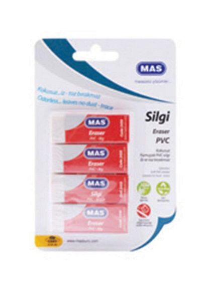 Mas 4-Piece Large Size Eraser (2450)
