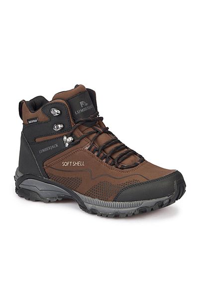 lumberjack Мъжки спортни обувки Eagle Hi Brown, водоустойчиви, за трекинг и дейности на открито