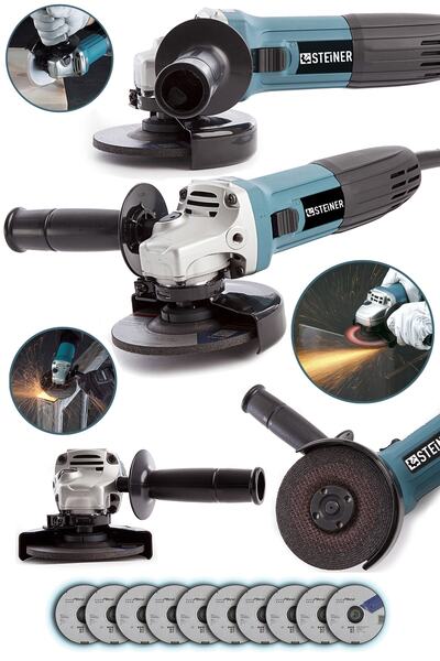 STEİNER Germany Technology 2600 Watt Profesyonel Metal Şanzıman Avuç Içi Spiral Taşlama Makinesi