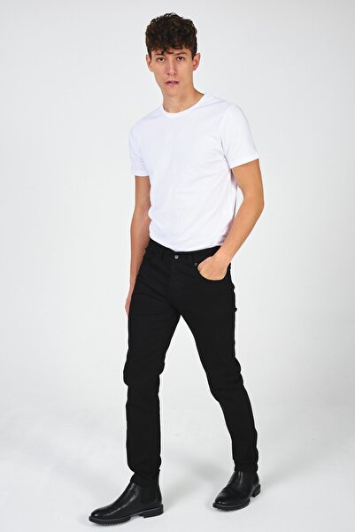Giymoda Erkek Slim Fit Kot Kanvas Pantolon