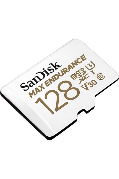SanDisk بطاقة ذاكرة Max Endurance بسعة 128 جيجابايت - Sdsqqvr-128g-gn6ıa Micro Sdxc K10 V30 بسرعة 100/40 ميجابايت/ثانية