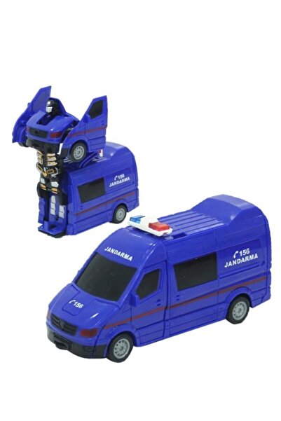 CAN OYUNCAK Işıklı Sesli Robot Olan Araçlar Cn1456