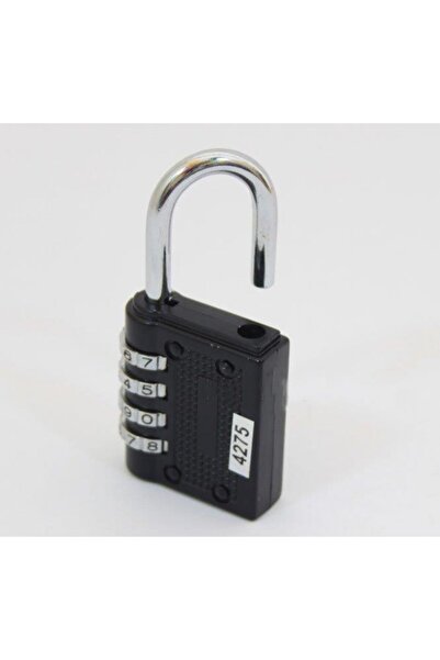 abnturk 4 Haneli Şifreli Çelik Asma Çanta Bavul Kilidi