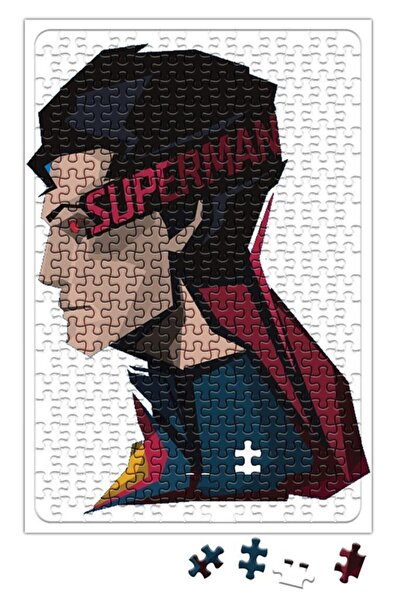Baskı Dükkanı Superman The Man Of Steel Puzzle 240 Piece Jigsaw