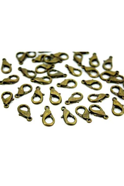 yfhobi 10 Adet - Antik Sarı Kaplama Papağan Klips. Armut Klips, Takı Klipsi (...