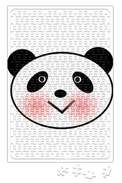 Baskı Dükkanı لغز الباندا اللطيف 240 قطعة بانوراما