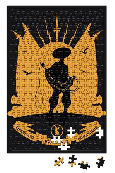 Baskı Dükkanı Liberdade Igualdade E Humanidade أحجية الصور المقطوعة 240 قطعة