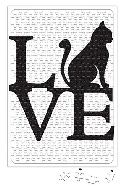 Baskı Dükkanı لغز القطة الحب 240 قطعة