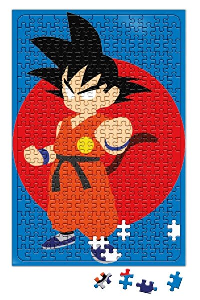 Baskı Dükkanı Goku Criança Puzzle 240 Piece Jigsaw
