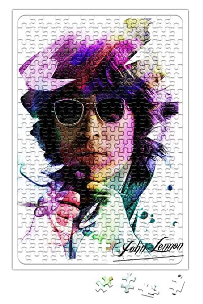 Baskı Dükkanı جون لينون 02 أحجية الصور المقطوعة 240 قطعة