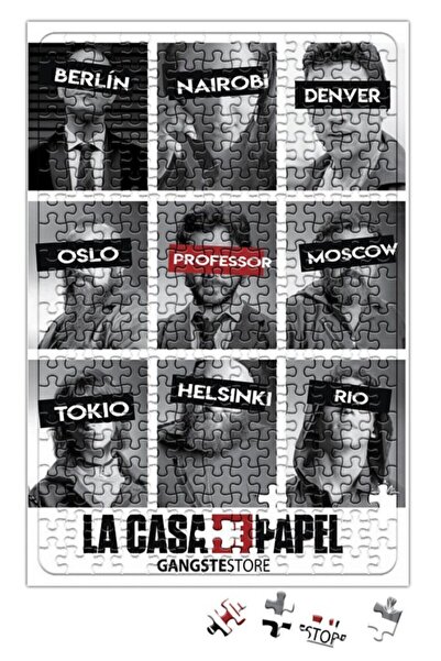 Baskı Dükkanı La Casa De Papel - 001 Puzzle 240 Parça Yapboz