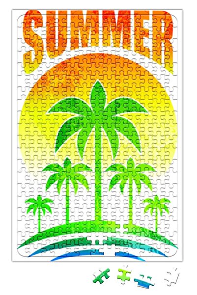 Baskı Dükkanı لغز الصيف 240 قطعة بانوراما