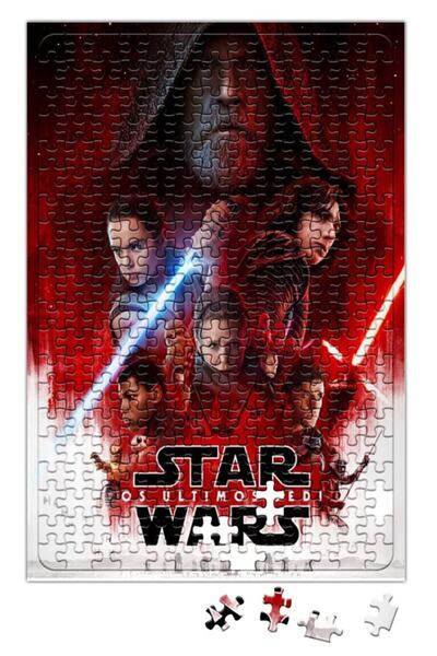 Baskı Dükkanı لغز حرب النجوم Os Ultimos Jedis 240 قطعة بانوراما