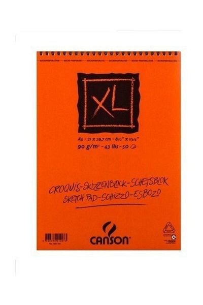 Canson Sketch Block A4 Xl Croquis 90 Gr 50yp 9050a4us