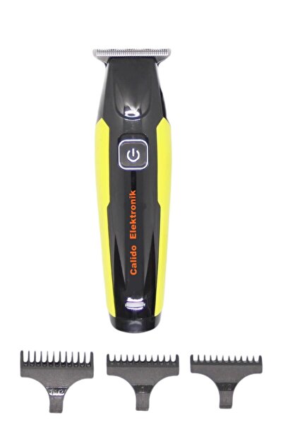 Calido Elektronik Özel T Bıçak Kablosuz Tıraş Makinesi Usb Şarj Girişli Sakal...