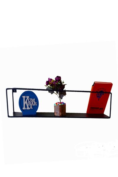 Wess Dizayn Scandinavian Metal Wall Shelf Rustic Large Size Wd204B