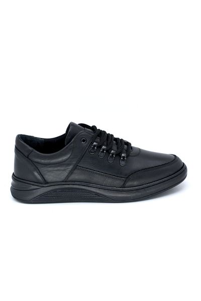 TRENDYSHOES 2001 Ανδρικά παπούτσια Comfort από φυσικό δέρμα, αντιολισθητική σόλα από καουτσούκ