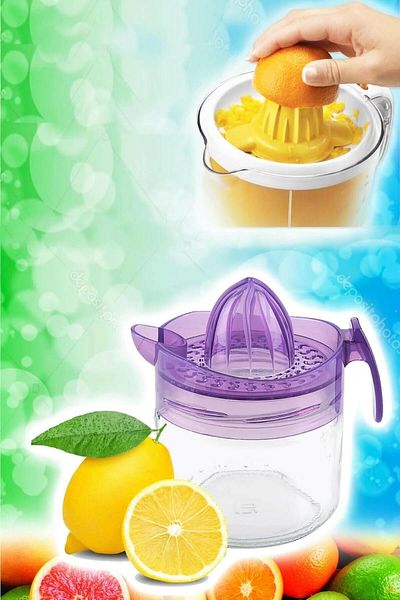 Kenpool Lemon Citrus Orange Juicer 300ml Juicer with Glass Chamber