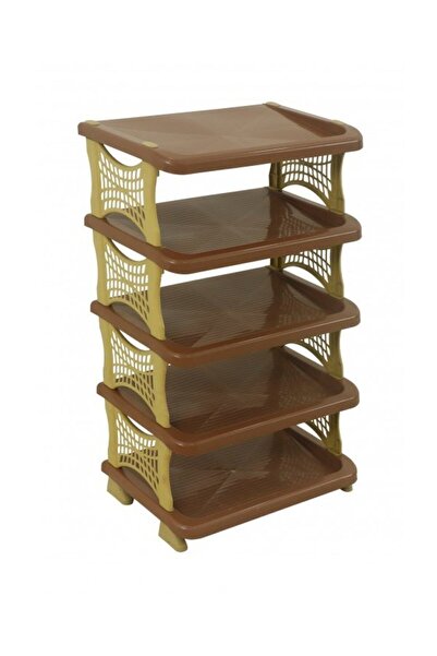 Sağlam Plastik Star Lüx Ayakkabılık Kahverengi