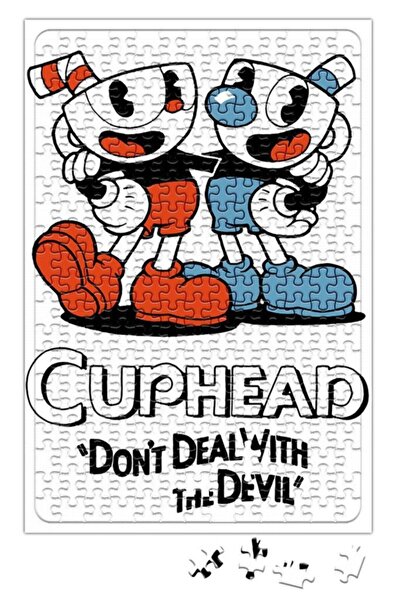 Baskı Dükkanı Cuphead 02 Puzzle 240 Parça Yapboz