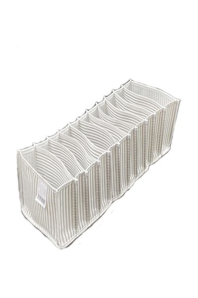 ALAS Drawer Organizer Horizontal Organizer Small Striped Pattern