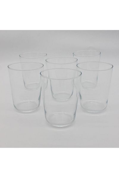 Paşabahçe 420512 White Otto Water Glass 250 cc Set of 6