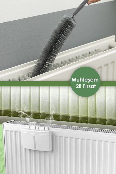 Anadolu Saray Çarşısı Practical Winter Double Heating Honeycomb Brush and Heating Honeycomb Waterer Set