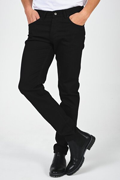 Giymoda Erkek Slim Fit Kot Kanvas Pantolon