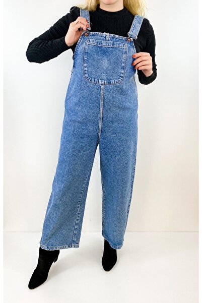 Modaonna Rahat Kalıp Kot Salopet