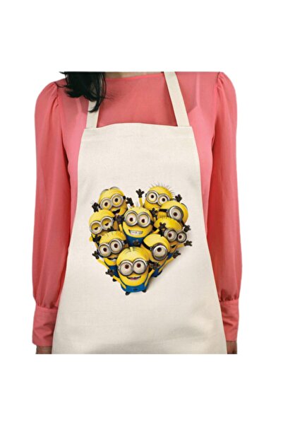 ART HEDİYE مريلة مطبخ مطبوعة بطباعة دائمة وطارد للماء وقابلة للغسل