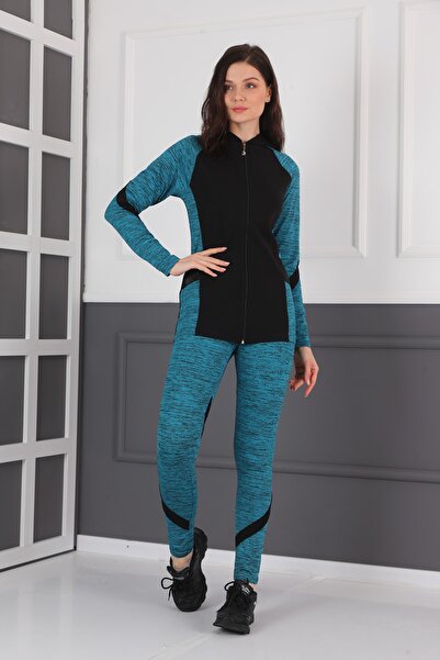 WestBound Women's Yoga Sports Training Tracksuit Set with Hooded Zipper