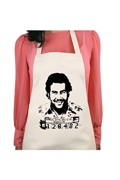 ART HEDİYE مريلة مطبخ قابلة للغسل بطباعة دائمة وطارد للماء من بابلو إسكوبار