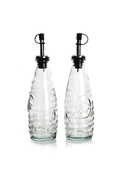 san miguel Yağ Şişesi 2li Set Kabartmalı 300 Cc