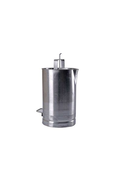 Farmena 20 Litre Süt Ölçer Kovası Krom (ölçek)