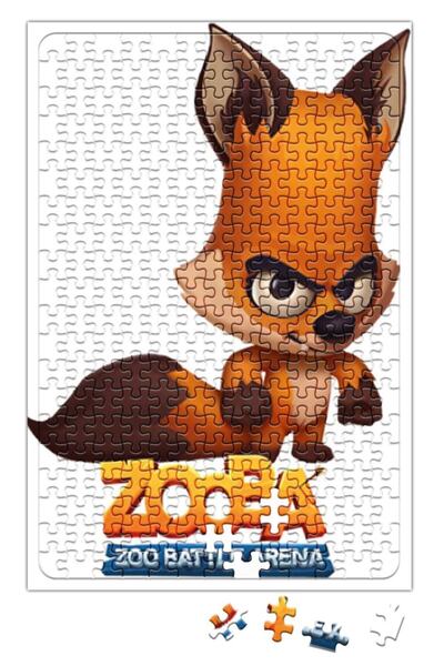 Baskı Dükkanı أحجية Zooba Nıx مكونة من 240 قطعة