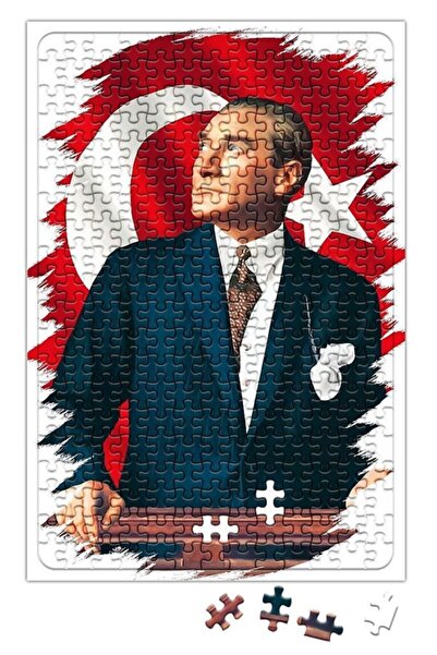 Baskı Dükkanı Mustafa Kemal Atatürk 3 Puzzle 240 Parça Yapboz