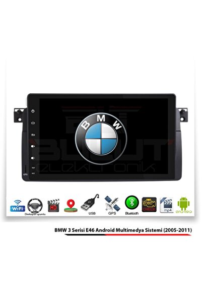 NAKAMICHI Bmw 3 E46 Uyumlu Android Multimedya 2005-2011 Uyumlu4 Gb Ram 64 Gb ...