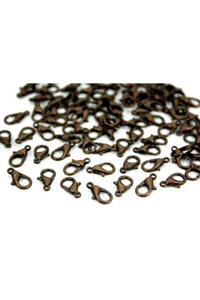 yfhobi 10 Adet - Antik Bakır Kaplama Papağan Klips. Armut Klips, Takı Klipsi (papağan No: 501) Ölçü:6x10 Mm