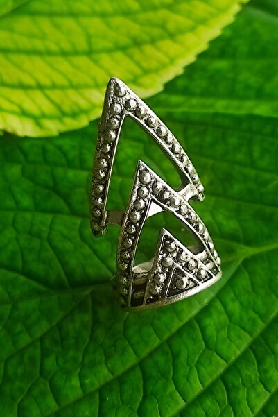 Mihgir Model Silver Plated Adjustable Ring