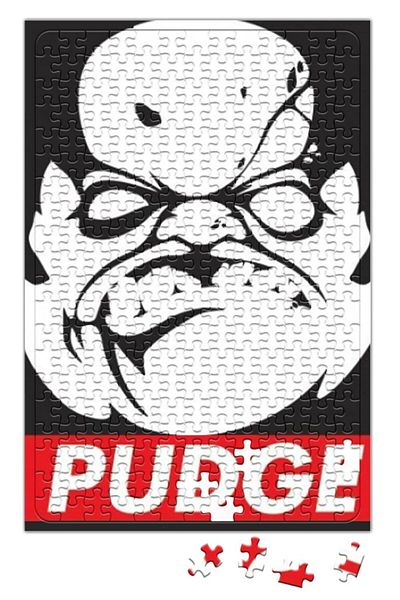 Baskı Dükkanı Dota 2 Pudge Puzzle 240 Piece Jigsaw