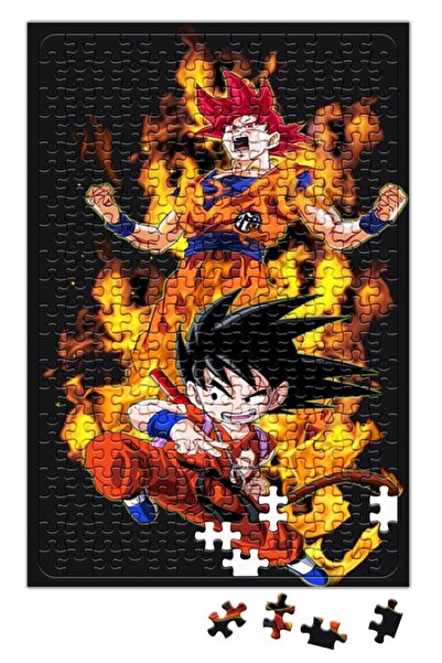 Baskı Dükkanı Goku Explosao God Puzzle 240 Piece Jigsaw