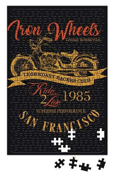 Baskı Dükkanı Ikki De Fenix Minimalist Puzzle 240 Piece Jigsaw