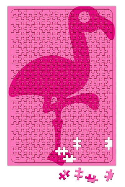 Baskı Dükkanı لغز الطفل فلامنغو الوردي 240 قطعة بانوراما