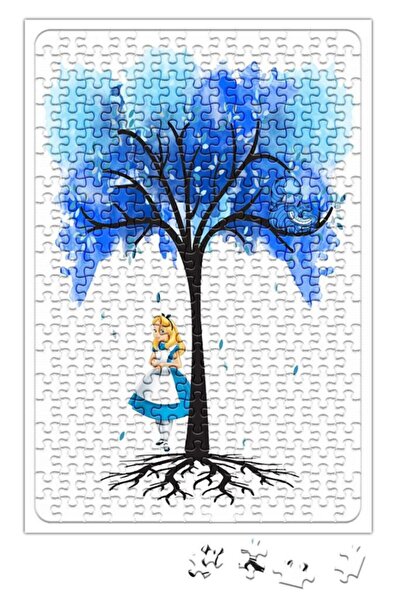 Baskı Dükkanı لغز Alice No Pais Das Maravilhas مكون من 240 قطعة من الصور المق...